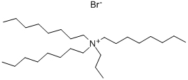 臭化トリオクチルプロピルアンモニウム 化学構造式
