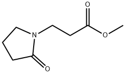 3-(2-氧代吡咯烷-1-基)丙酸甲酯,24299-77-2,结构式