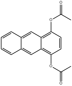 1,4-Diacetoxyanthracene Struktur