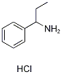 1-苯基丙-1-胺盐酸盐, 24301-86-8, 结构式