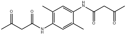 N,N'-(2,5-Dimethyl-1,4-phenylene)bis(3-oxobutyramide) Struktur