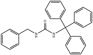 3-benzyl-1-trityl-urea,24308-40-5,结构式