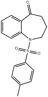 1-(TOLUENE-4-SULFONYL)-1,2,3,4-TETRAHYDROBENZO[B]AZEPIN-5-ONE Struktur