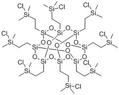 PSS-OCTAKIS(2-(CHLORODIMETHYLSILYL)ETHY& 化学構造式