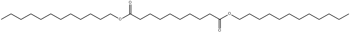 デカン二酸ジドデシル 化学構造式