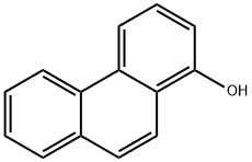 1-ヒドロキシフェナントレン 化学構造式