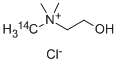 氯化胆碱,甲基-14C,24333-16-2,结构式
