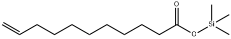 三甲基硅基-10-十一烷基酯 结构式