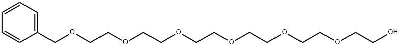 ヘキサエチレン グリコール モノベンジル エーテル 化学構造式