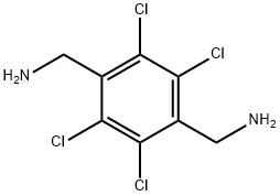 2,3,5,6-tetrachloro-p-xylene-alpha,alpha'-diamine Structure