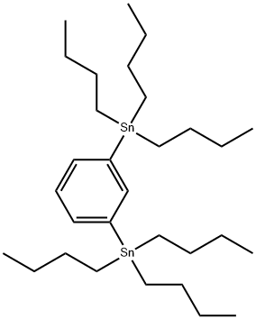 1,3-双(三丁基甲锡烷基)苯 结构式