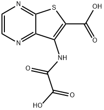 Thieno[2,3-b]pyrazine-6-carboxylic  acid,  7-[(carboxycarbonyl)amino]-,243463-04-9,结构式