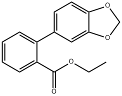 2-BENZO[1,3]DIOXOL-5-YL-BENZOIC ACID ETHYL ESTER,24351-53-9,结构式