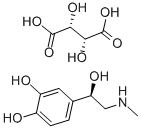 酒石酸肾上腺素素,24351-82-4,结构式