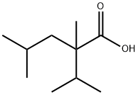 2,4-dimethyl-2-isopropylpentanoic acid,24353-77-3,结构式