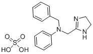 Antazoline Sulfate 化学構造式
