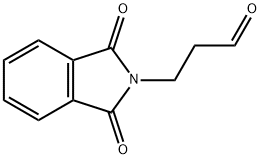 2-(2-ホルミルエチル)-1,3-ジヒドロ-2H-イソインドール-1,3-ジオン 化学構造式
