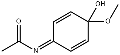 Acetamide,  N-(4-hydroxy-4-methoxy-2,5-cyclohexadien-1-ylidene)- Structure