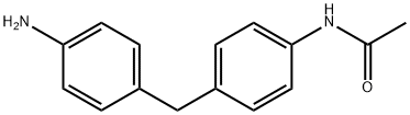 N′-アセチル-(4,4′-メチレンジアニリン) 化学構造式