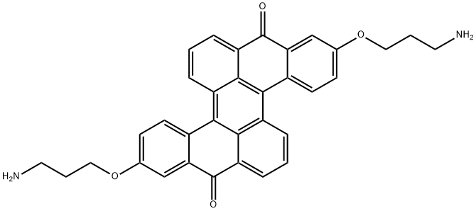 2 10-BIS(3-AMINOPROPOXY)DIBENZO[A J]PERY Structure