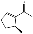 Ethanone, 1-[(5S)-5-methyl-1-cyclopenten-1-yl]- (9CI) Structure