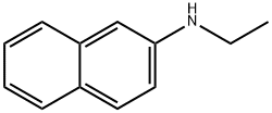 N-エチル-2-ナフタレンアミン 化学構造式