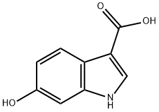 6-羟基吲哚-3-甲酸, 24370-78-3, 结构式