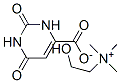choline 1,2,3,6-tetrahydro-2,6-dioxopyrimidine-4-carboxylate  Structure