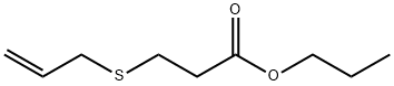 3-(Allylthio)propionic acid propyl ester 结构式