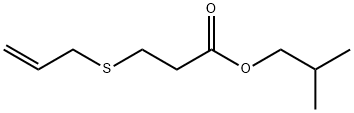 3-(Allylthio)propionic acid isobutyl ester,24382-60-3,结构式