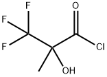 Propanoyl chloride, 3,3,3-trifluoro-2-hydroxy-2-Methyl- 化学構造式