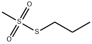 メタンチオスルホン酸プロピル 化学構造式