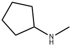 N-メチルシクロペンタンアミン 化学構造式