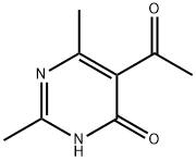 5-ACETYL-2,6-DIMETHYLPYRIMIDIN-4(3H)-ONE Structure