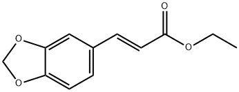 ethyl (E)-3-(1,3-benzodioxol-5-yl)acrylate Struktur
