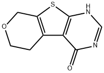 3,5,6,8-Tetrahydro-4H-pyrano[4',3':4,5]thieno[2,3-d]pyrimidin-4-one Structure