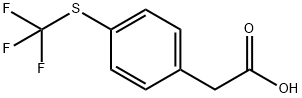 4-(TRIFLUOROMETHYLTHIO)PHENYLACETIC ACID price.