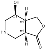 (3AR,7S,7AR)-7-HYDROXYHEXAHYDROFURO[3,4-C]PYRIDIN-3(1H)-ONE Struktur