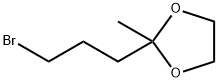 2-Methyl-2-(3-bromopropyl)-1,3-dioxolane Structure