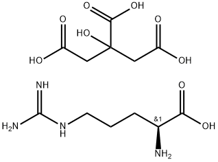 L-精氨酸单柠檬酸盐, 24404-97-5, 结构式