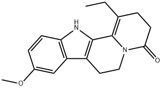 1-乙基-2,6,7,12-四氢-9-甲氧基吲哚并[2,3-A]喹嗪-4(3H)-酮 结构式