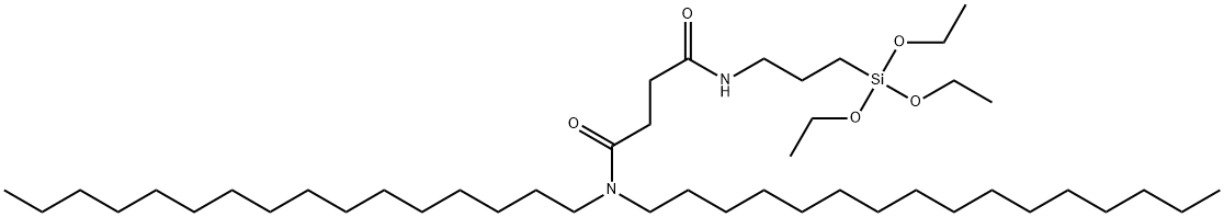 ButanediaMide, N,N-dihexadecyl-N'-[3-(triethoxysilyl)propyl]- 结构式