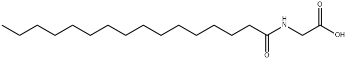 パルミトイルグリシン 化学構造式