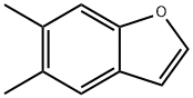 5,6-dimethylbenzofuran 结构式