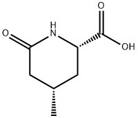 2-Piperidinecarboxylicacid,4-methyl-6-oxo-,(2S,4S)-(9CI) Structure