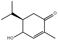 2-Cyclohexen-1-one,4-hydroxy-2-methyl-5-(1-methylethyl)-,(5R)-(9CI) Structure