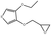 Thiophene, 3-ethoxy-4-(oxiranylmethoxy)- (9CI) 化学構造式