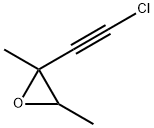 Oxirane, 2-(chloroethynyl)-2,3-dimethyl- (9CI) 化学構造式