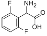 D,L-2,6-二氟苯基甘氨酸,244187-05-1,结构式