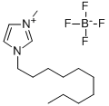 1-DECYL-3-METHYLIMIDAZOLIUM TETRAFLUOROBORATE Struktur